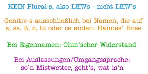 Ein es ersetzen, gesprochene sprache vereinfachen, bei namen im genitiv. 41 Best Pictures Wann Setzt Man Ein Apostroph / E ...