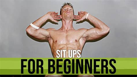 If your dumbbells are heavy enough, you can slip each foot. How To Do Sit Ups Correctly For Beginners - Live Lean TV
