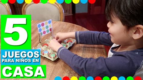 Es a través del juego que los niños conocen e interactúan con su entorno, elaborando así esquemas mentales que les permiten organizar compresivamente el mundo que los rodea. Juegos para niños en casa #conmigo - YouTube