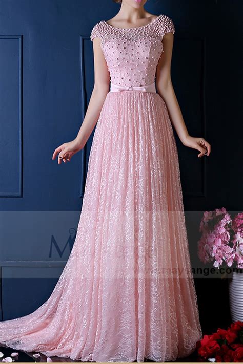 Vous trouverez forcément votre bonheur et celui de votre partenaire. robe de soirée pas cher dentelle rose dos nu - Ref L766 ...