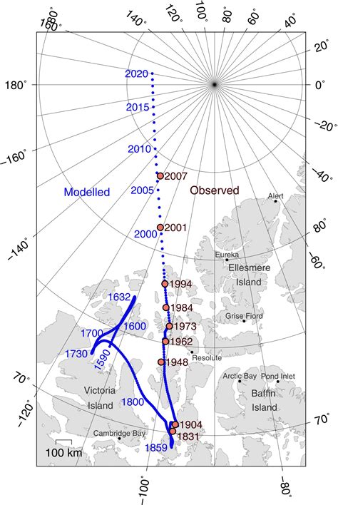 Earth's Magnetic North Pole Is Moving Toward Russia