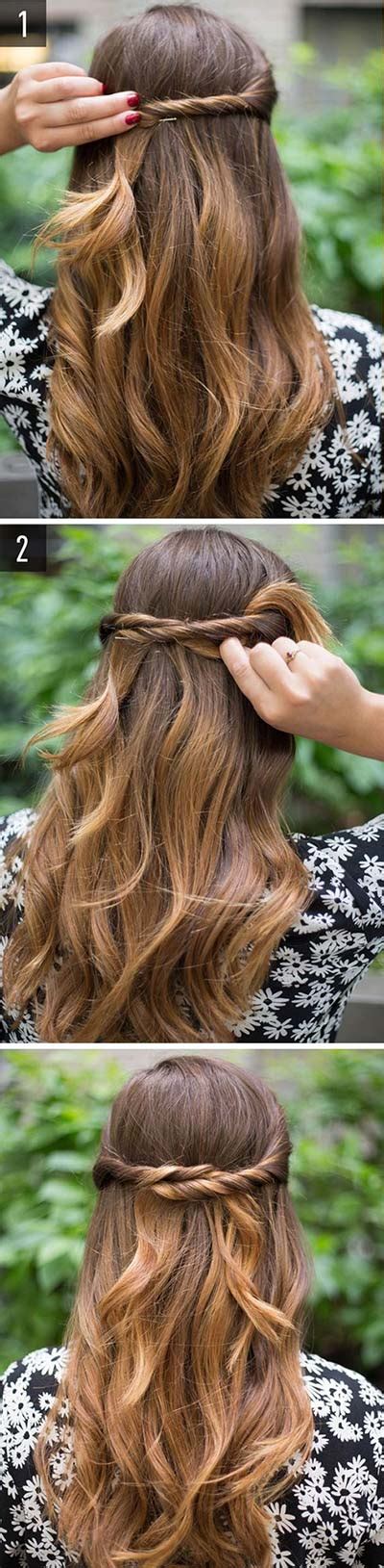 Gather a section of your hair from one side and start making a braid. 30 Most Flattering Half Up Hairstyle Tutorials To Rock Any ...