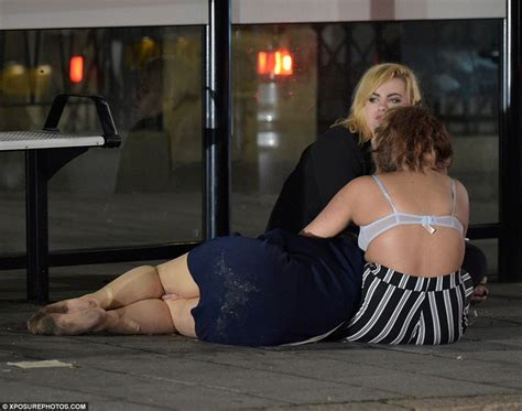 Beautiful teen and a mature licking each other out. Shocking images show Bank Holiday revellers on night out ...