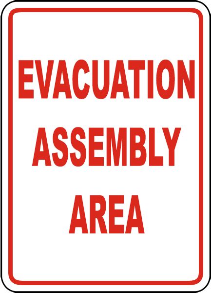 We would like to show you a description here but the site won't allow us. Evacuation Assembly Area Sign A5205 - by SafetySign.com