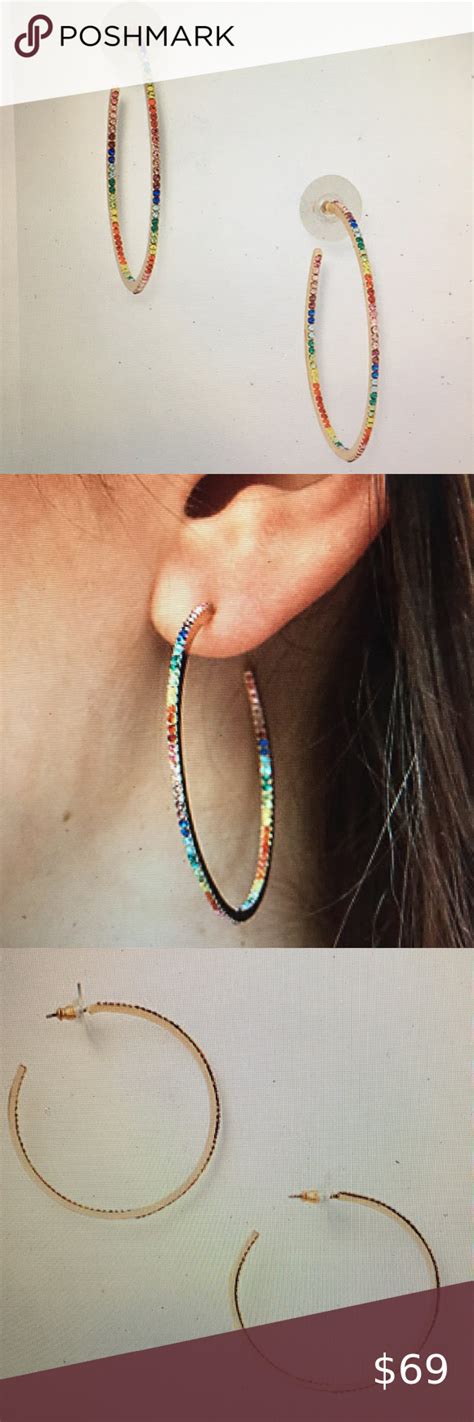 Jewelry brands like kate spade. Brand New! Kate spade, Large Rainbow Hoops in 2020 | Kate ...