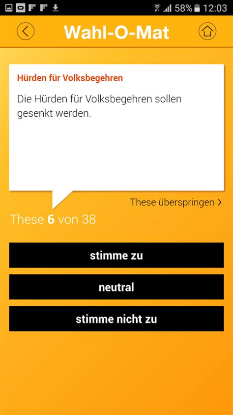 Seitdem stand er zu mehr als 50 wahlen zur. Wahl-O-Mat - Android Apps on Google Play