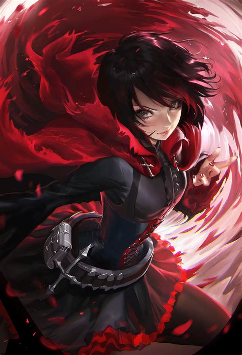 Customize your desktop, mobile phone and tablet with our rwby wallpapers now! Ruby Rose - RWBY - Mobile Wallpaper #2048605 - Zerochan ...