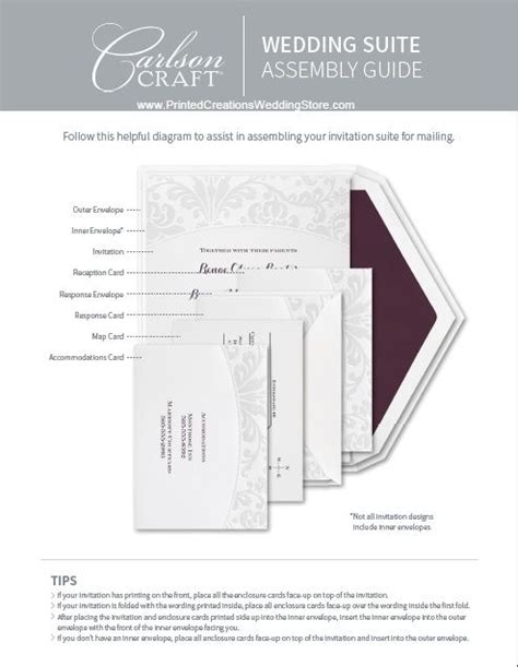 As a result, the wedding invitation should be the bottom layer of the invitation packet as a whole. How to Assemble Wedding Invitations for Mailing | Printed ...