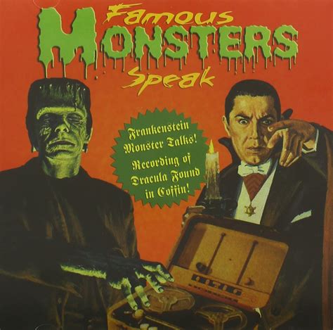 Famous Monsters Speak - spoken word album - MOVIES and MANIA