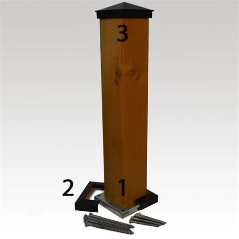 Shop the top 25 most popular 1 at the best prices! 4x4 Post Anchor Bundle - Triple | Zinc coating, Wood post, Deck accessories