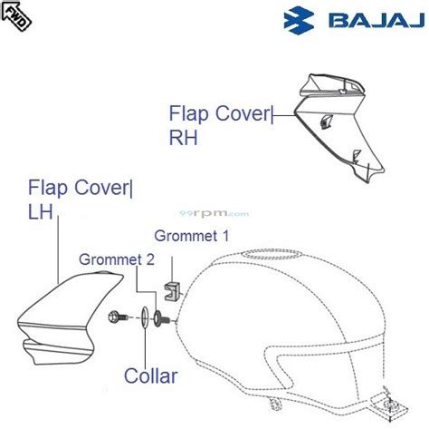 Bajaj has made many changes and updates the old variant to make it a very modern machine that. Bajaj Pulsar 150 UG4 DTS-i: Fuel Tank Cover