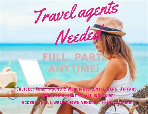 The hours can be long, but seeing the look on someone's face when you get them a great deal feels amazing. Work at home or anywhere as a travel agent! Start booking ...