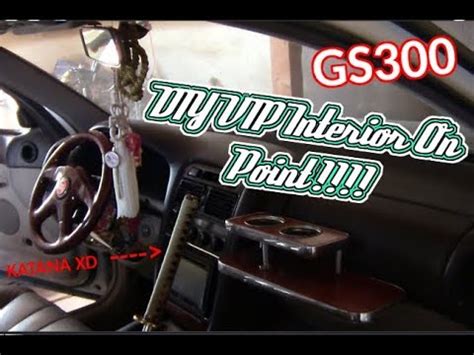 Custom red diamond stitch seats and door panels. Lexus GS300 Gets Some VIP Interior Goodies! - YouTube