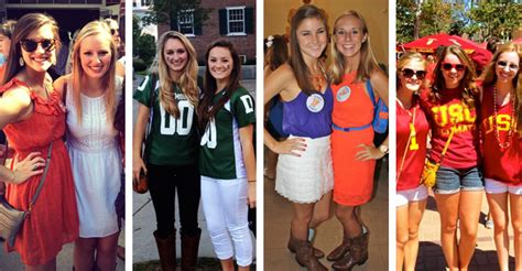 With our help, you can dance on elevated surfaces or master a keg stand, and look good doing it. Cute College Gameday Outfits: What to wear to show your colors