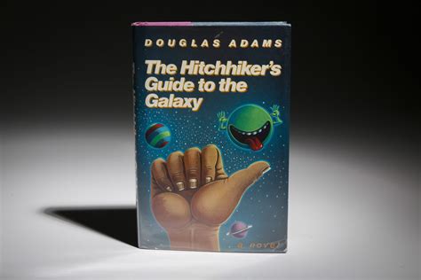 Mere seconds before the earth is to be demolished by an alien construction crew, journeyman arthur dent is swept off the planet by his friend ford prefect, a researcher penning a new edition of the hitchhiker's guide to the galaxy. The Hitchhiker's Guide to the Galaxy - The First Edition Rare Books