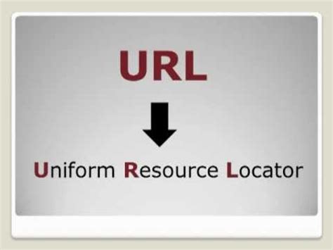 What is a url stand for. What is a URL? - YouTube