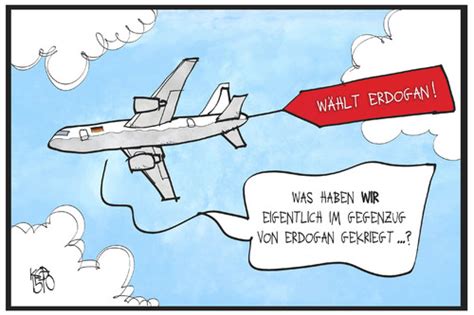 U cry, u get cartoons. Merkel und Erdogan von Kostas Koufogiorgos | Politik ...