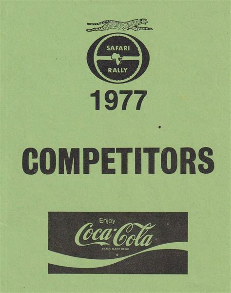 From wikimedia commons, the free media repository. 1977 Safari Rally - competitors pass in 2020 | Company ...