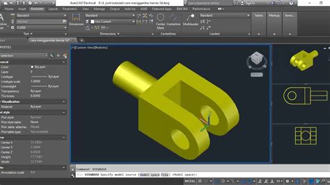 Teknik menggambar model yaitu dengan menggunakan teknik arsir, dussel (gosok), blok (siluet), pointilis, aquarel, plakat, linear. Tutorial Dasar Cara Menggambar Benda & Proyeksi 3D - YouTube