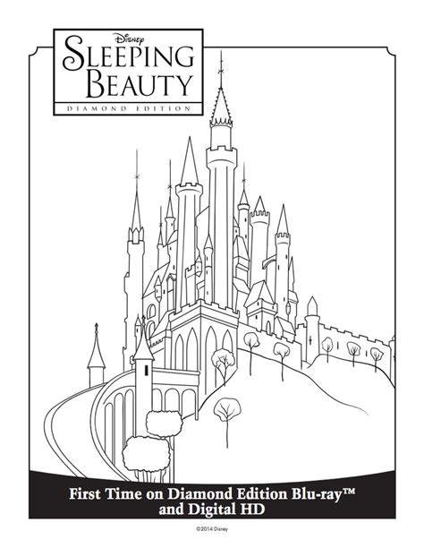 Printable elsa in snow castle disney coloring page. Disney Castle Coloring Pages Printable - Coloring Home