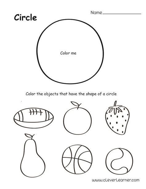 I put a shout out over on the blog the other day for everyone's favourite shapes games. Circle shape activity sheets for preschool children