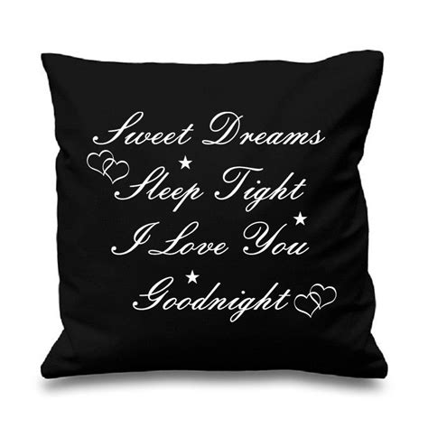 White pillow cases custom pillow cases custom pillows boyfriend care package couple pillowcase always kiss me. Quote Sweet Dreams Sleep Tight Goodnight Cushion Cover Throw Pillow Case Love Heart Letter ...