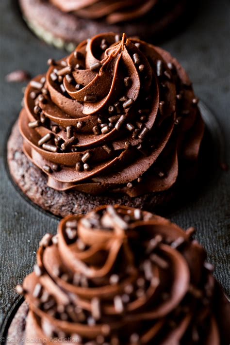 Super Moist Chocolate Cupcakes - Sallys Baking Addiction