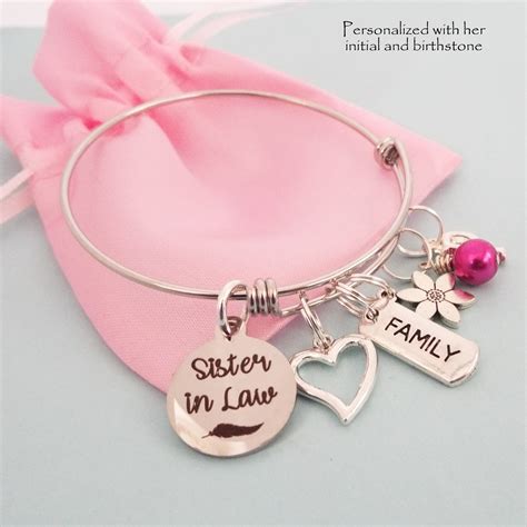 This is her and don't they look alike? Sister in Law Gift, Personalized Jewelry, Gift for Sister ...