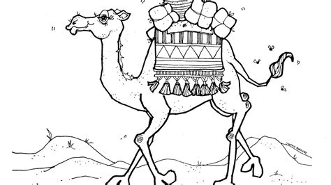 Dromedary camels, which have one hump, and bactrian camels, which have two humps. Camel Coloring Pages For Kids at GetDrawings | Free download