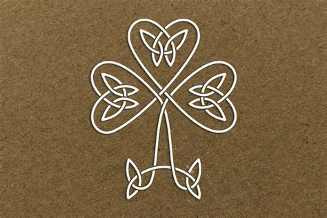 There are no fonts in this package. SVG Shamrock, Celtic knot clover cut file for Cricut ...