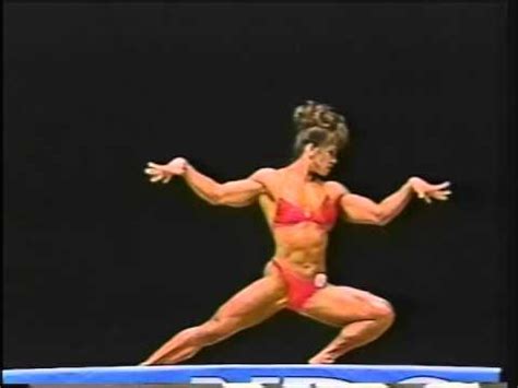Power of a female bodybuilder. Becky Rampey 1996 NPC USA Championships - YouTube