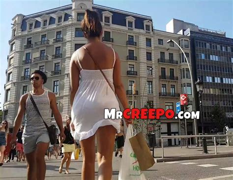 Get instant insight into what people are talking about now. Thong peeks from under transparent dress ~ Mr. Creepo