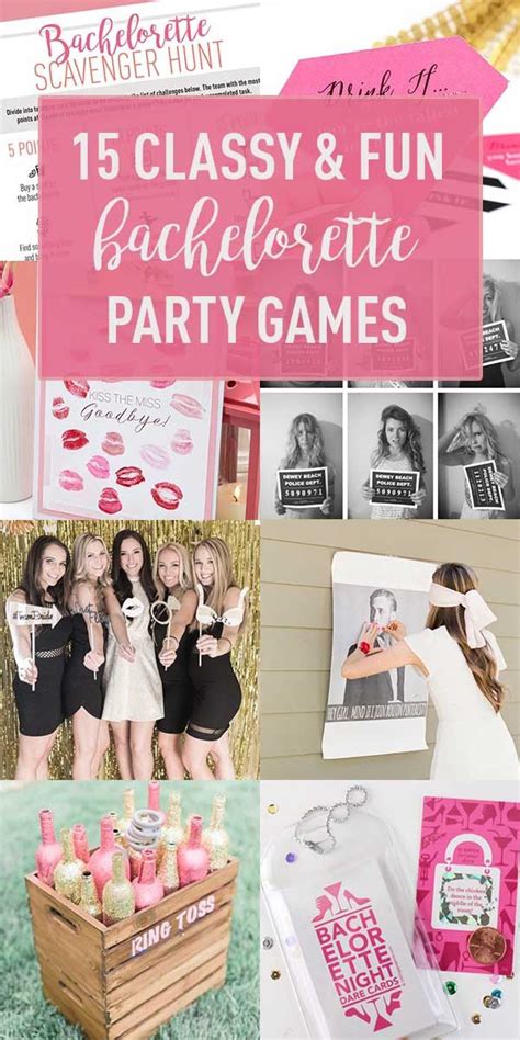 Without any doubt, they were the best drinking buddies ever! 15 Classy & Fun Ideas for Bachelorette Party Games in 2019 ...