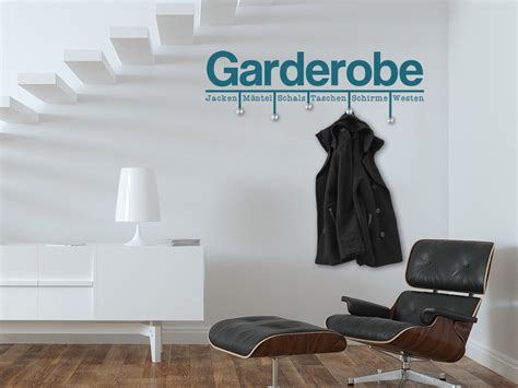 Garderobe modern garderobe innenraum innenarchitekt einrichtung inneneinrichtung heim zuhause modern. Wandtattoo Garderobe Modern von Wandtattoo.de