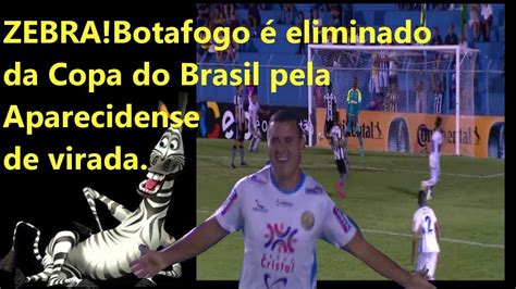 Ética ⭐ respeito ⭐ atitude desde 2001 sede social: Botafogo é eliminado pelo Aparecidense, time da série D ...