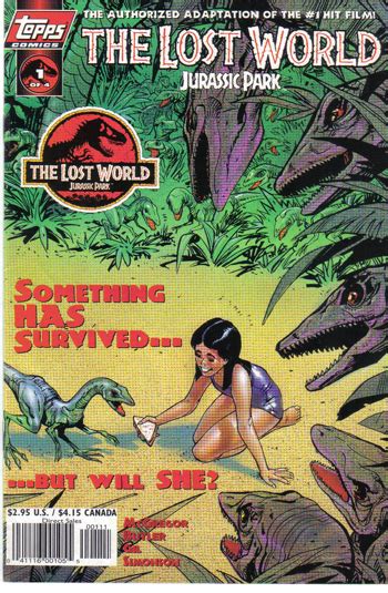Next, was the explora bay for kids with many slides and a pirate ship. Topps Comics - The Lost World: Jurassic Park - Jurassic-Pedia