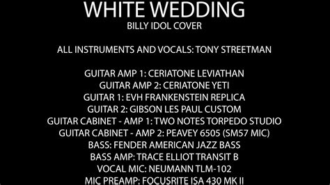 Maybe you would like to learn more about one of these? White Wedding (Billy Idol cover) - YouTube