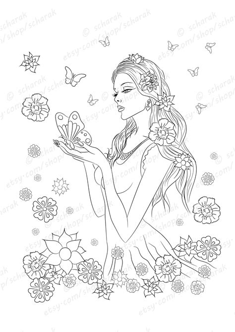 Over fifty years ago, madeleine l'engle introduced the world to a wrinkle in time and the wonderful and unforgettable characters meg and charles wallace murry, and their friend calvin o'keefe. Marlene | Printable Coloring page | Original Artworks ...