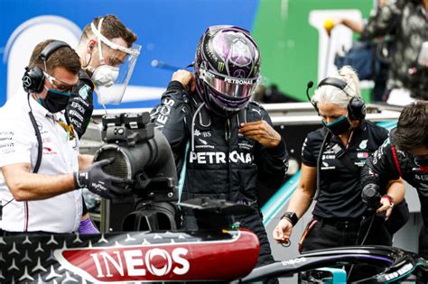 Lewis hamilton mercedes amg f1 with angela cullen physio. Angela Cullen: "Lewis, you truly are superhuman!" | Silver ...