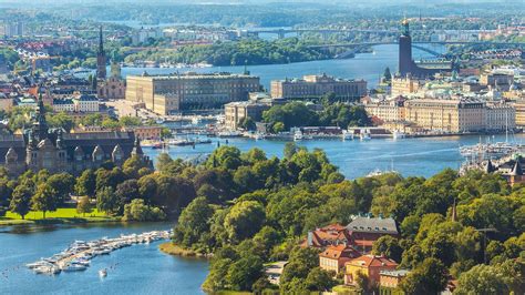 It occupies the greater part of the peninsula, which it shares with norway. Summer in Stockholm, Sweden 1920x1080 : CityPorn