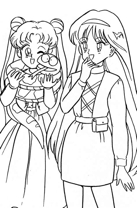 Moon mini moon coloring page by paramourphoenix | moon coloring., free portable network graphics (png) archive. Пин на доске Sailor Moon Coloring Pages