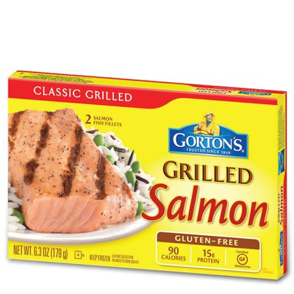 Gorton's lemon butter grilled fish fillets. Gorton's Seafood | Classic Grilled Salmon - These are ...