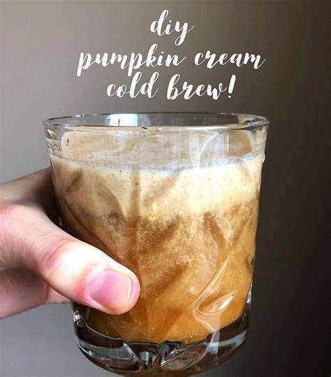 Cold brew coffee is a popular coffee trend that has been growing in coffee shops and restaurants around the world. Better-For-Ya Pumpkin Cream Cold Brew (With images) | Pumpkin cream, Cold brew, Coffee recipes