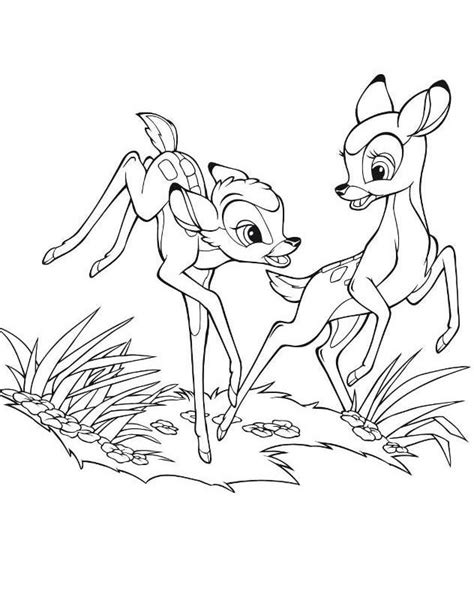 Ausmalbilder von bambi zum ausdrucken für kinder kostenlos. Ausmalbilder Bambi, bild Feline