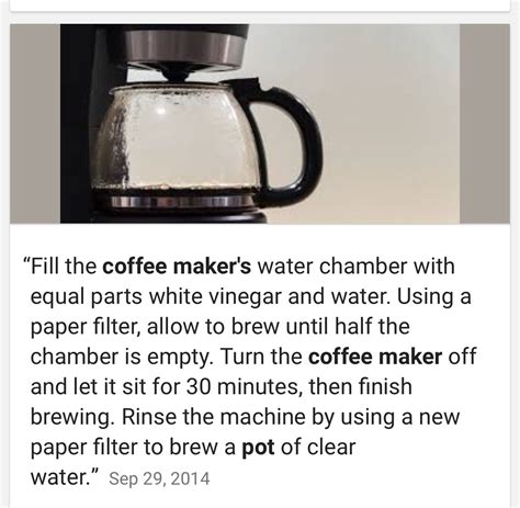 Wash the outside of the coffee maker with soap and water. Pin by ~Kelly Acker~ on Cleaning Solutions | Cleaning ...