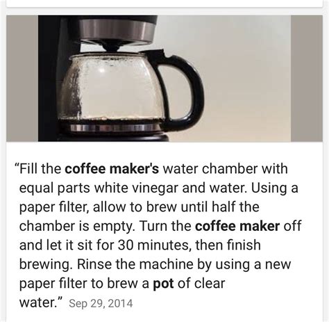 Sumukh from how to fix things for dudes in their late 20s who don't know how to fix things shows you how to clean your coffee maker specifically a mr. Pin by ~Kelly Acker~ on Cleaning Solutions | Cleaning ...