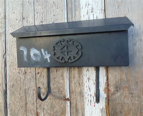 Consider the mailbox area from the postal worker s viewpoint. Vintage Rustic Black Metal Wall Mount Old Cottage Style ...