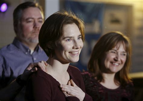 She is not the victim in this, she is. Conviction overturned for Amanda Knox, again, in the ...