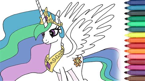 Free printable princess celestia coloring pages for kids. Princess Celestia My Little Pony [Coloring Page For Kids ...