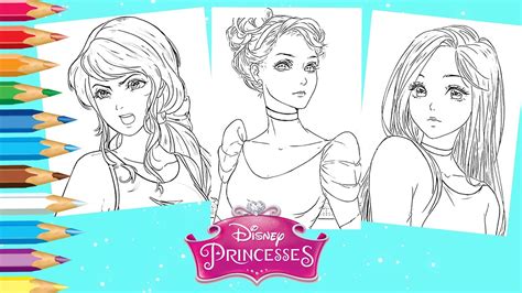 Cinderella coloring pages always appeal for kids girls and women. Coloring Disney Princess Cinderella Anime Face Coloring ...